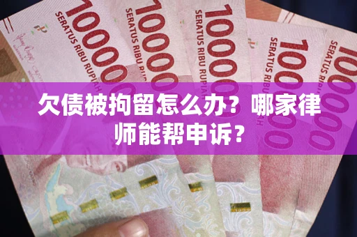 北京欠债被拘留怎么办？哪家律师能帮申诉？