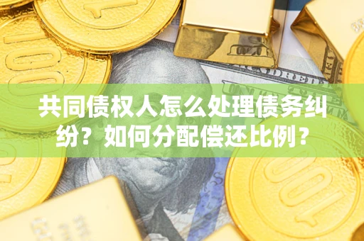 北京共同债权人怎么处理债务纠纷？如何分配偿还比例？